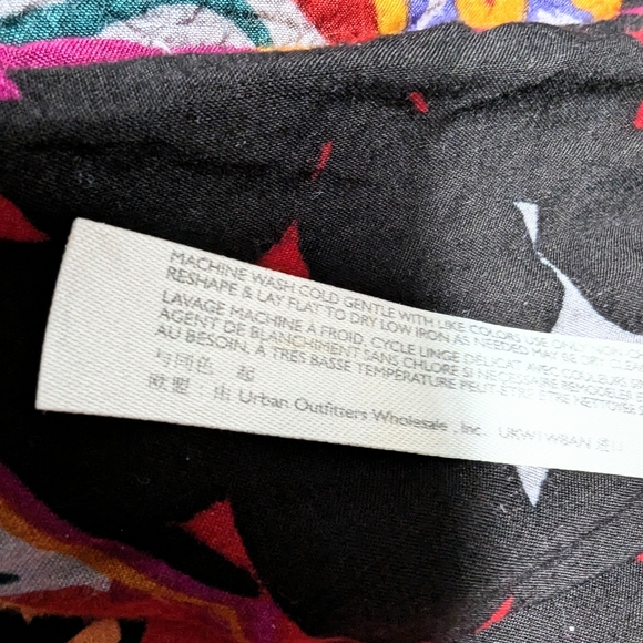 Anthropologie Pull On Pants Richly Colored Floral Drawstring Pockets Size M - Picture 8 of 13